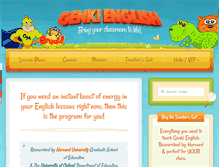 Tablet Screenshot of genkienglish.net